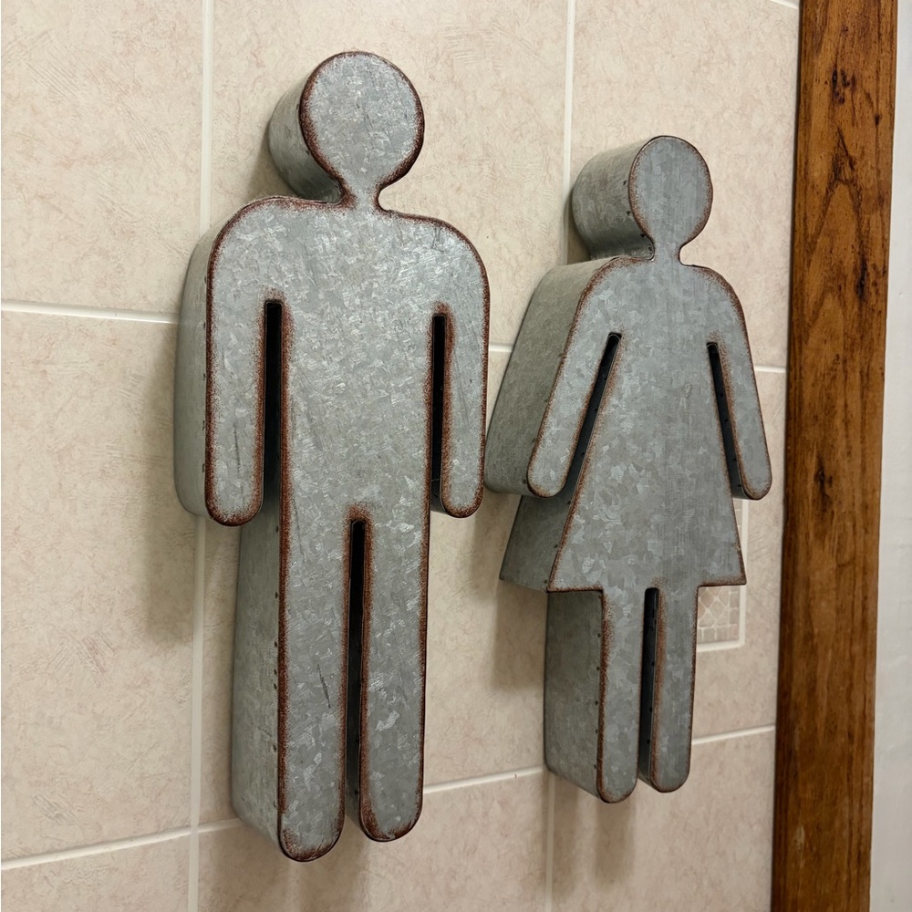 Hobby Lobby Silver Wall Figures Decor